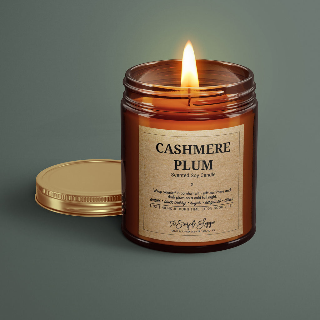 CASHMERE PLUM FALL SCENTED CANDLE