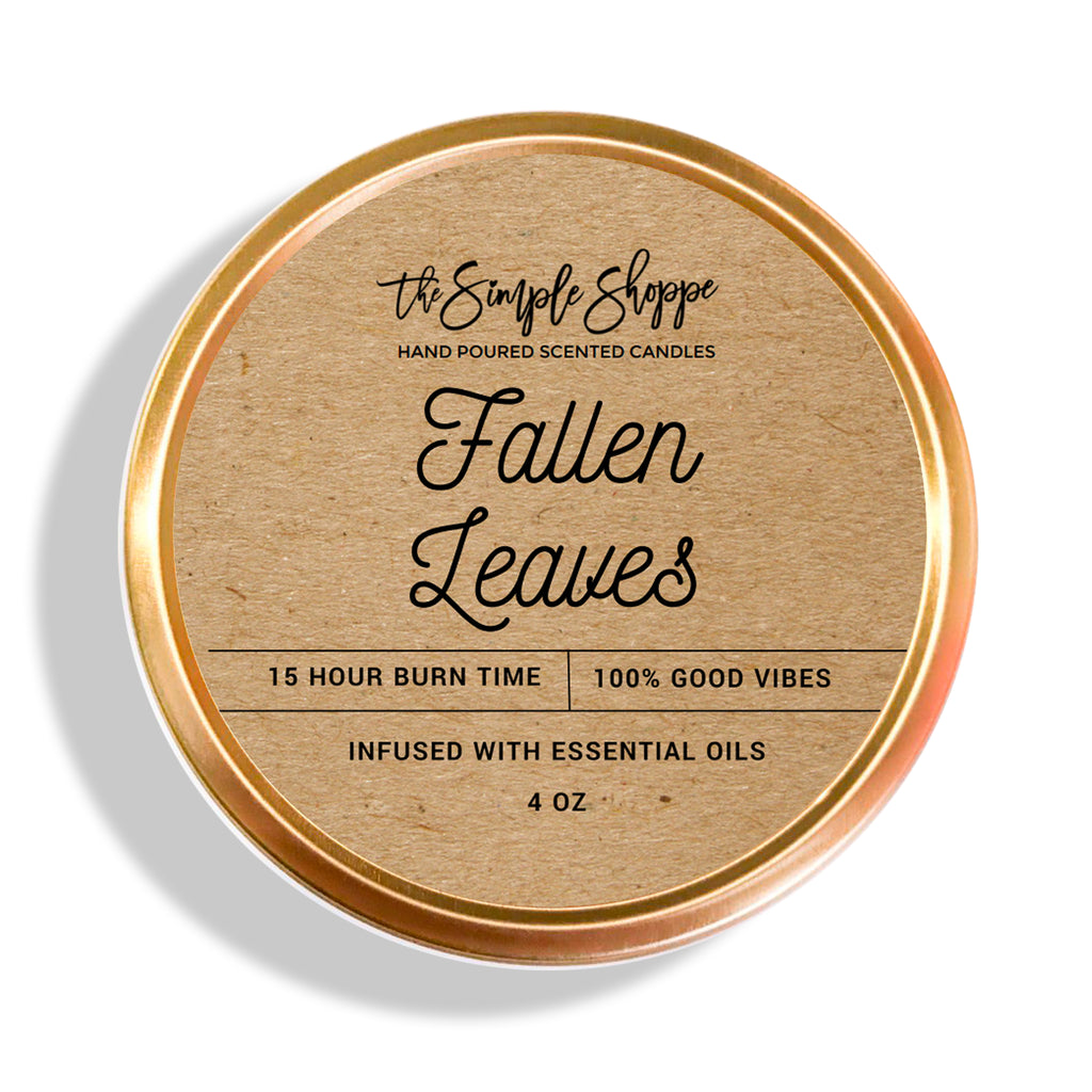 FALLEN LEAVES FALL SCENTED TRAVEL TIN