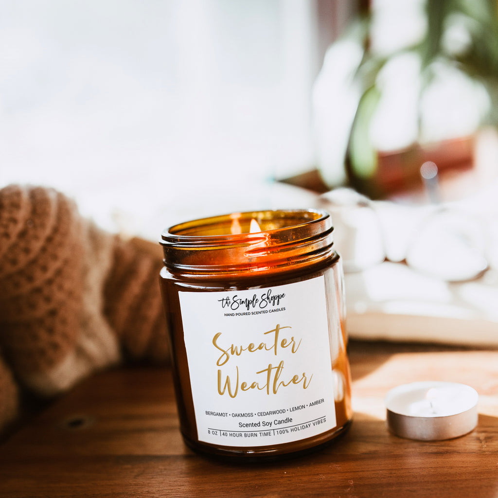SWEATER WEATHER HOLIDAY SCENTED CANDLE