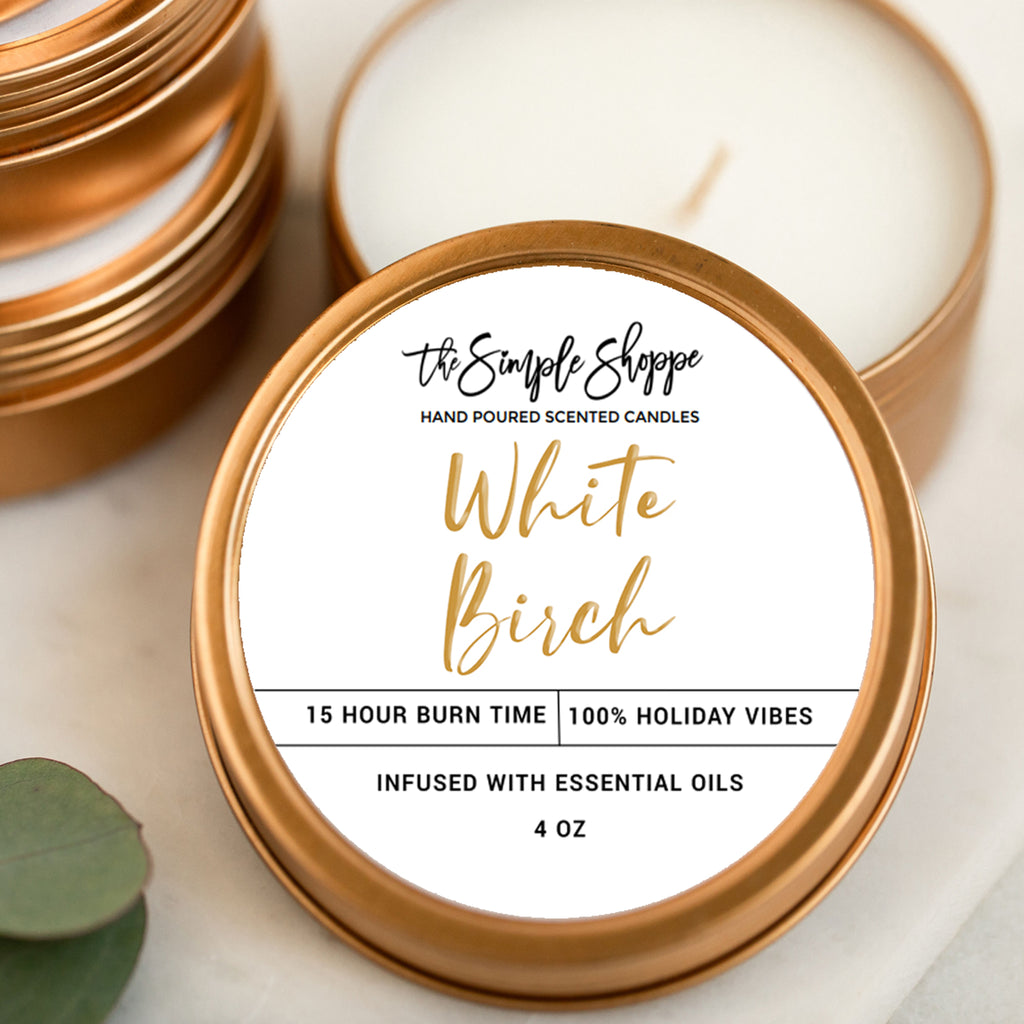WHITE BIRCH HOLIDAY SCENTED TRAVEL TIN