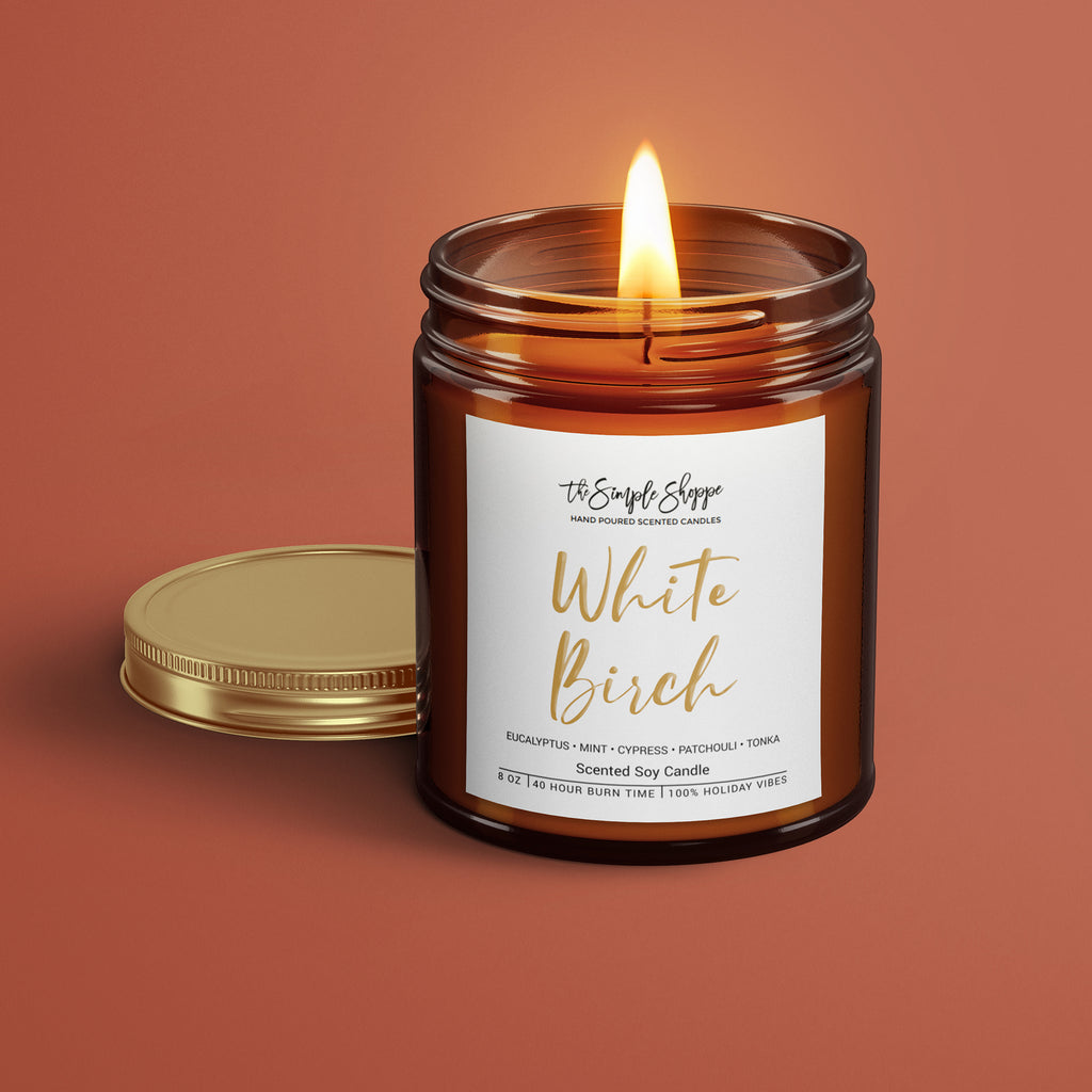 WHITE BIRCH HOLIDAY SCENTED CANDLE